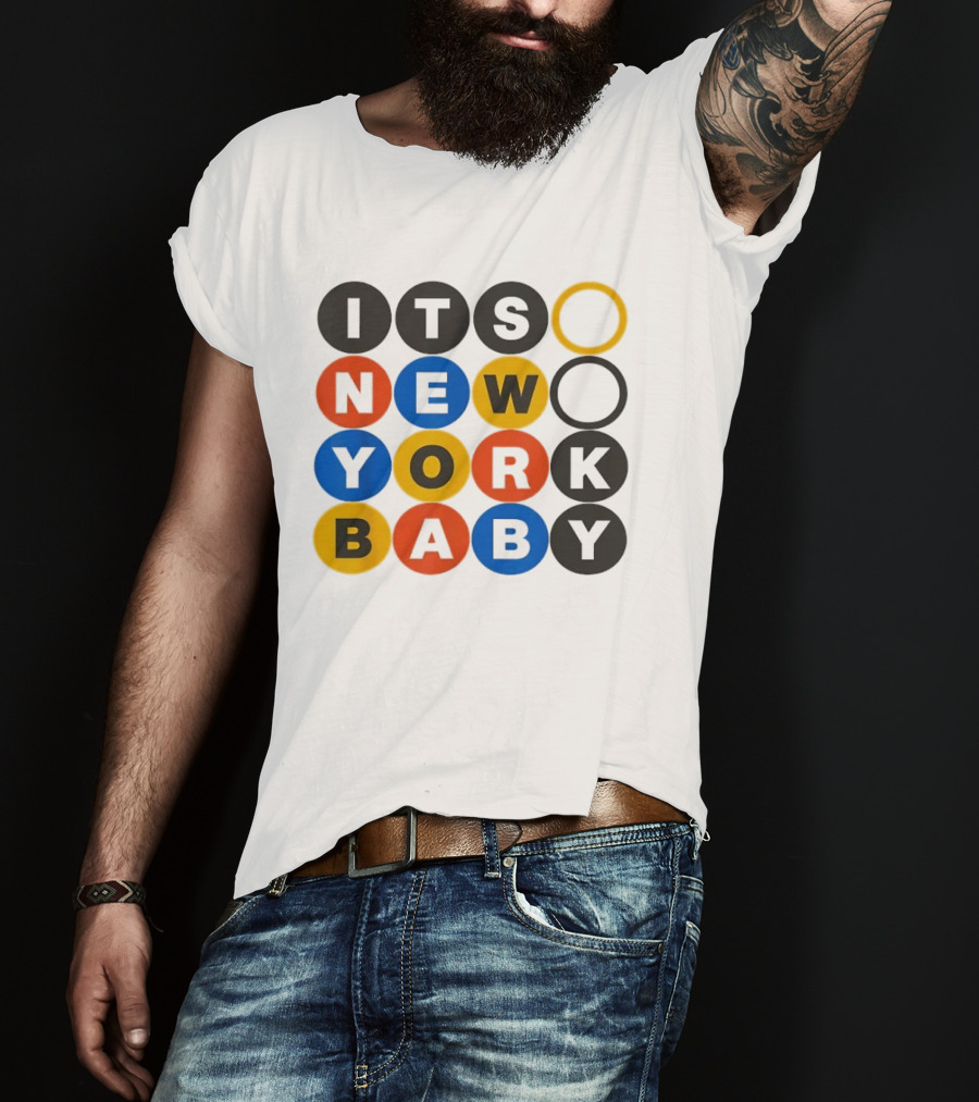New York Baby Subway NYC Big Apple T-Shirt