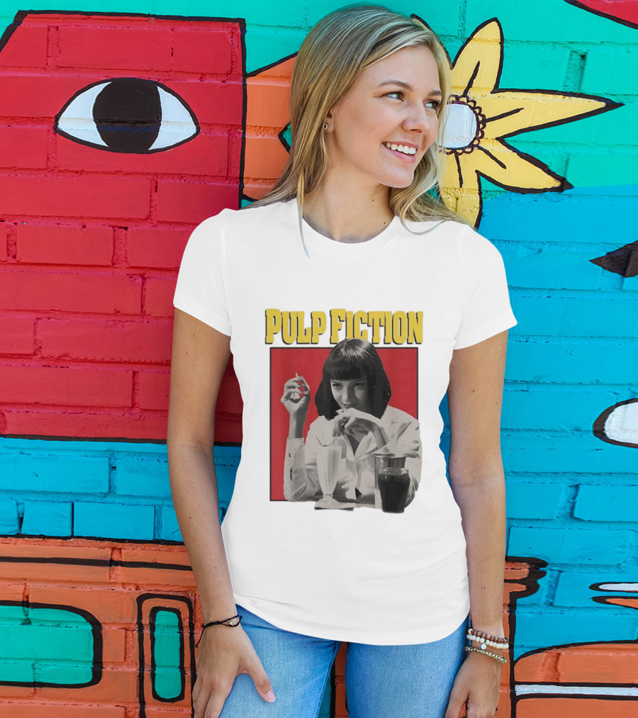 Pulp Fiction Mia Wallace Uma Thurman Quentin Tarantino T-Shirt