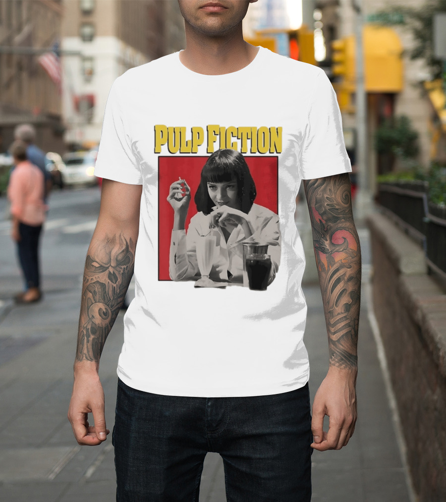 Pulp Fiction Mia Wallace Uma Thurman Quentin Tarantino T-Shirt