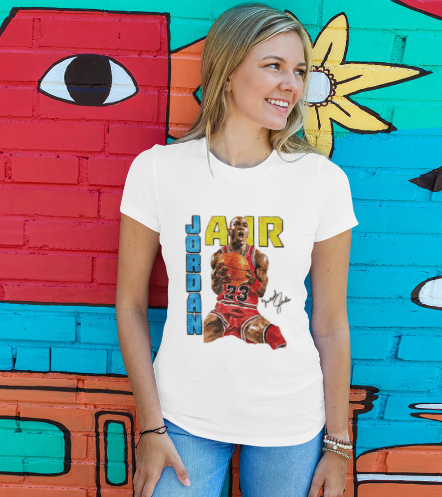 Jordan Air 23 Basketball Player Holding Ball T-Shirt