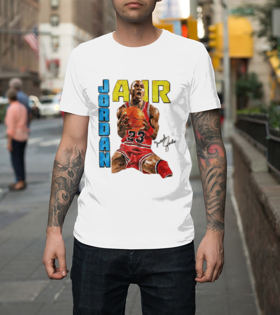 Jordan Air 23 Basketball Player Holding Ball T-Shirt