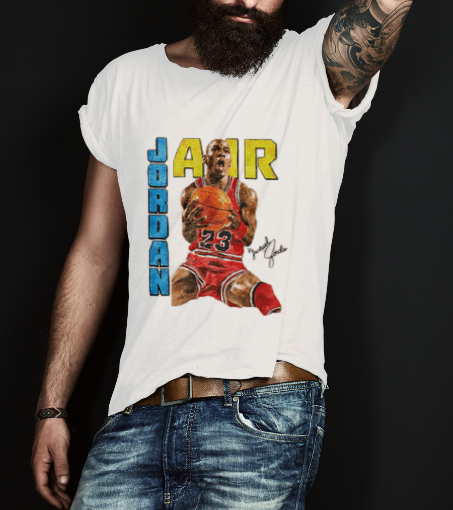 Jordan Air 23 Basketball Player Holding Ball T-Shirt