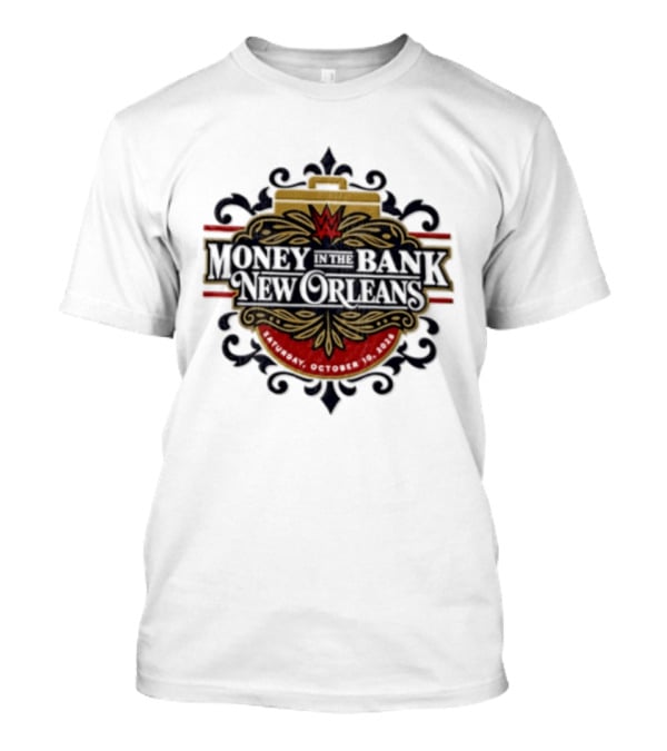 Money In The Bank New Orleans WWE Event October 10 2026 T-Shirt