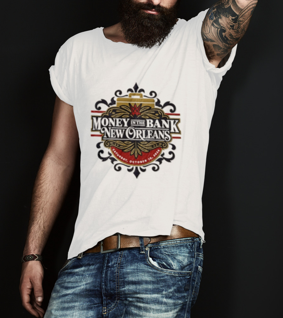 Money In The Bank New Orleans WWE Event October 10 2026 T-Shirt