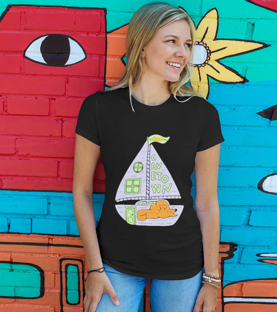 Cavetown Running With Scissors 2026 USA Tour Sail Boat T-Shirt
