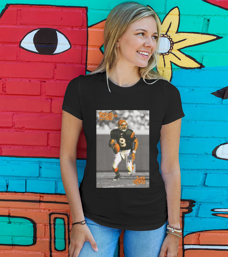 Jeff Blake Eye Of The Tiger Cincinnati Bengals Football QB T-Shirt