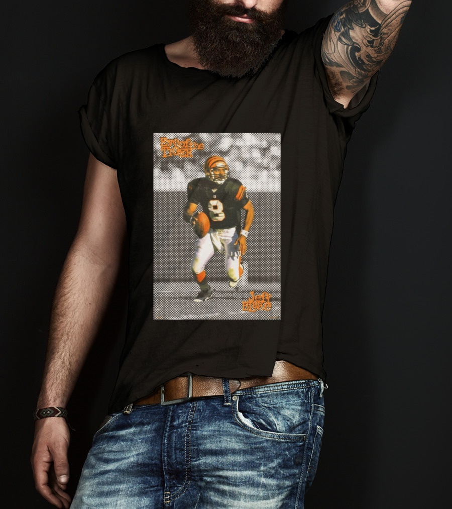 Jeff Blake Eye Of The Tiger Cincinnati Bengals Football QB T-Shirt