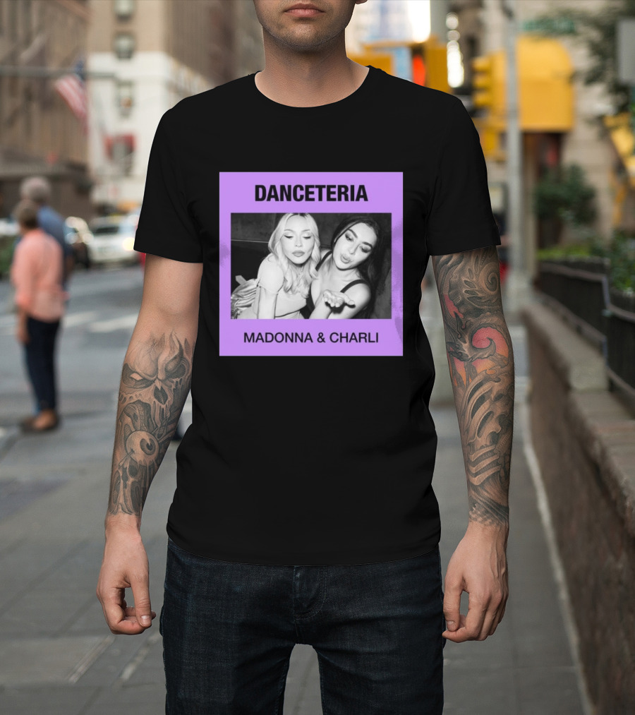 Danceteria Madonna & Charli Nostalgia 80s Club Scene T-Shirt