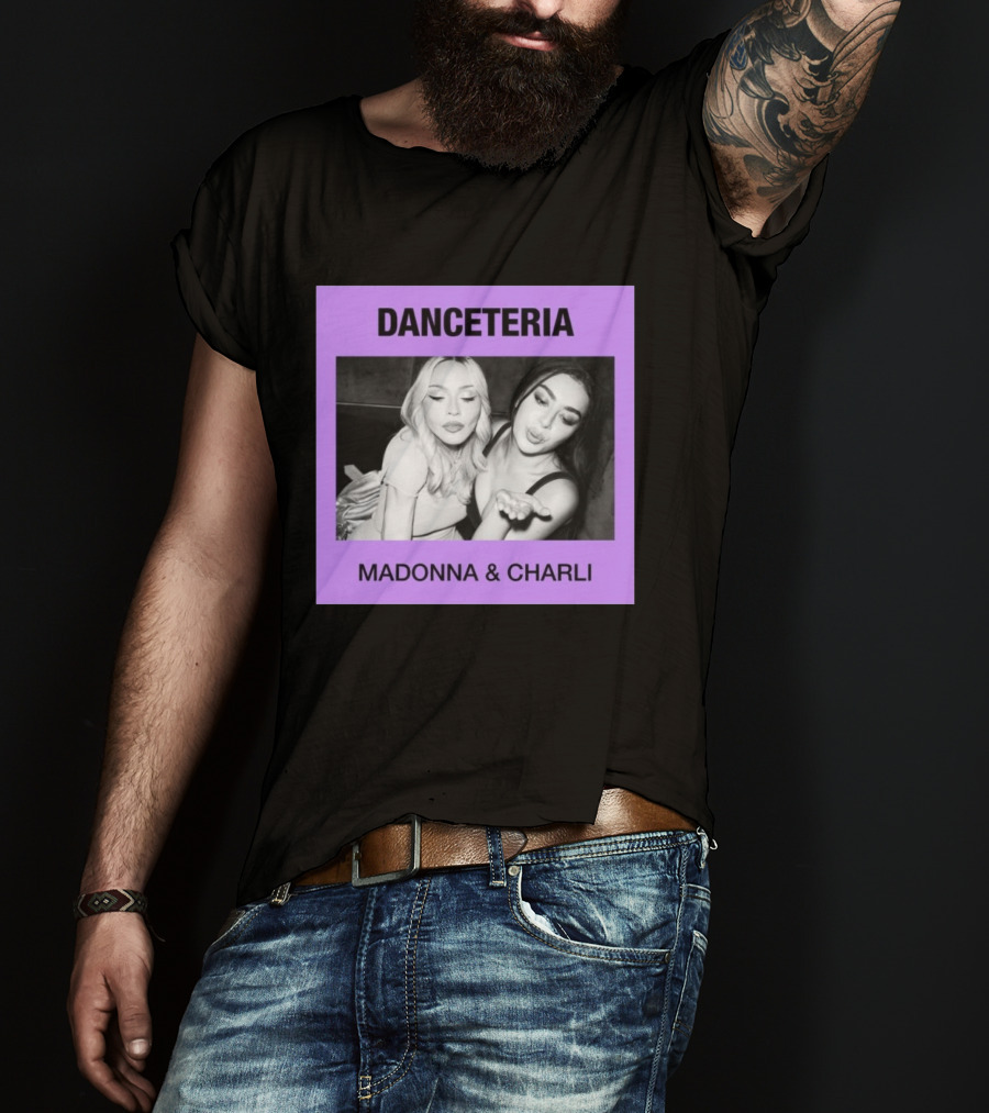 Danceteria Madonna & Charli Nostalgia 80s Club Scene T-Shirt