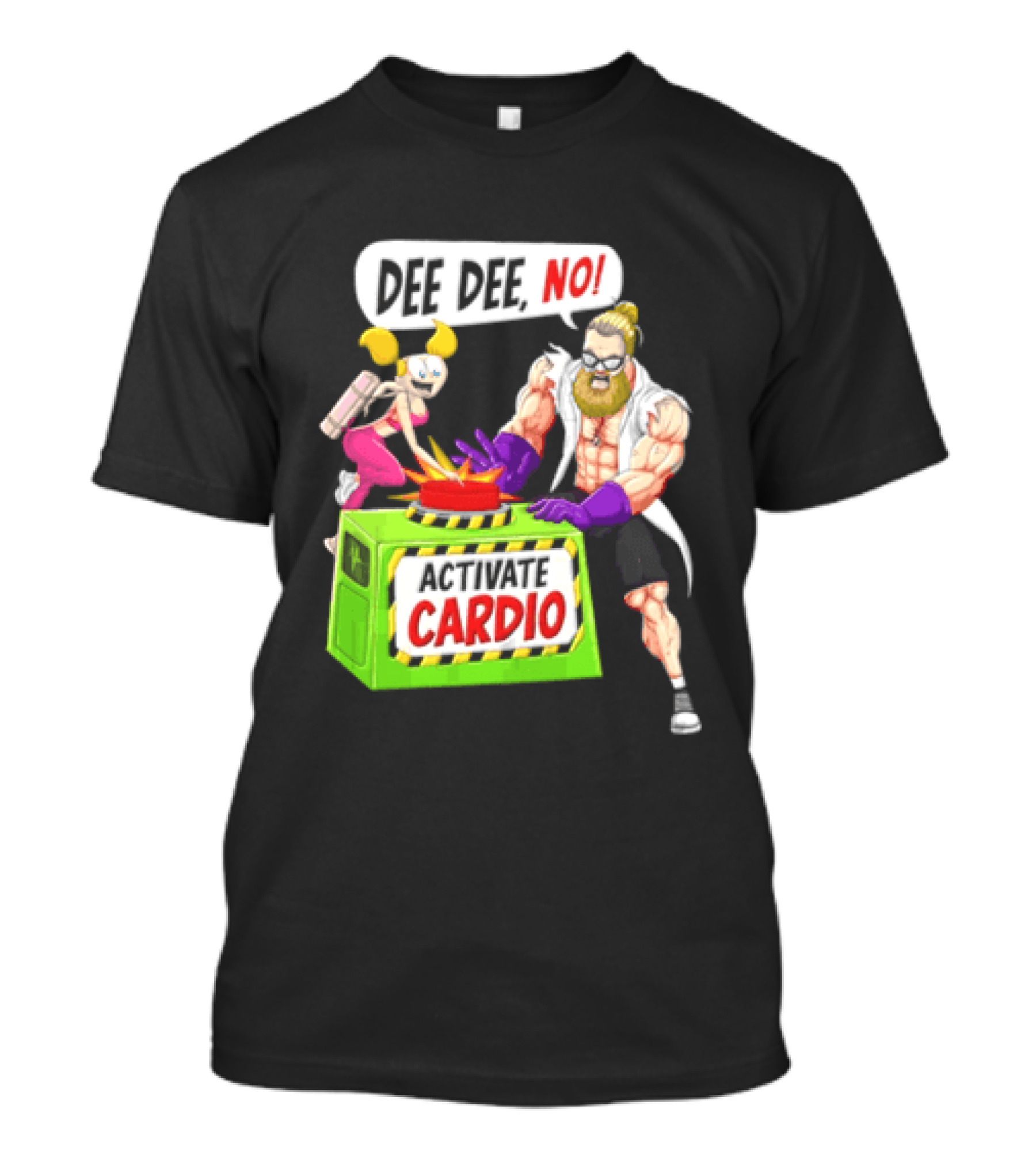 Dee Dee No Activate Cardio Dexters Laboratory Cartoon T-Shirt
