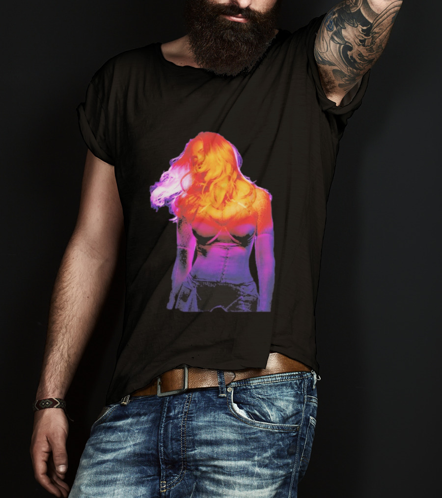 Madonna My Sins Are My Savior Neon Effect T-Shirt