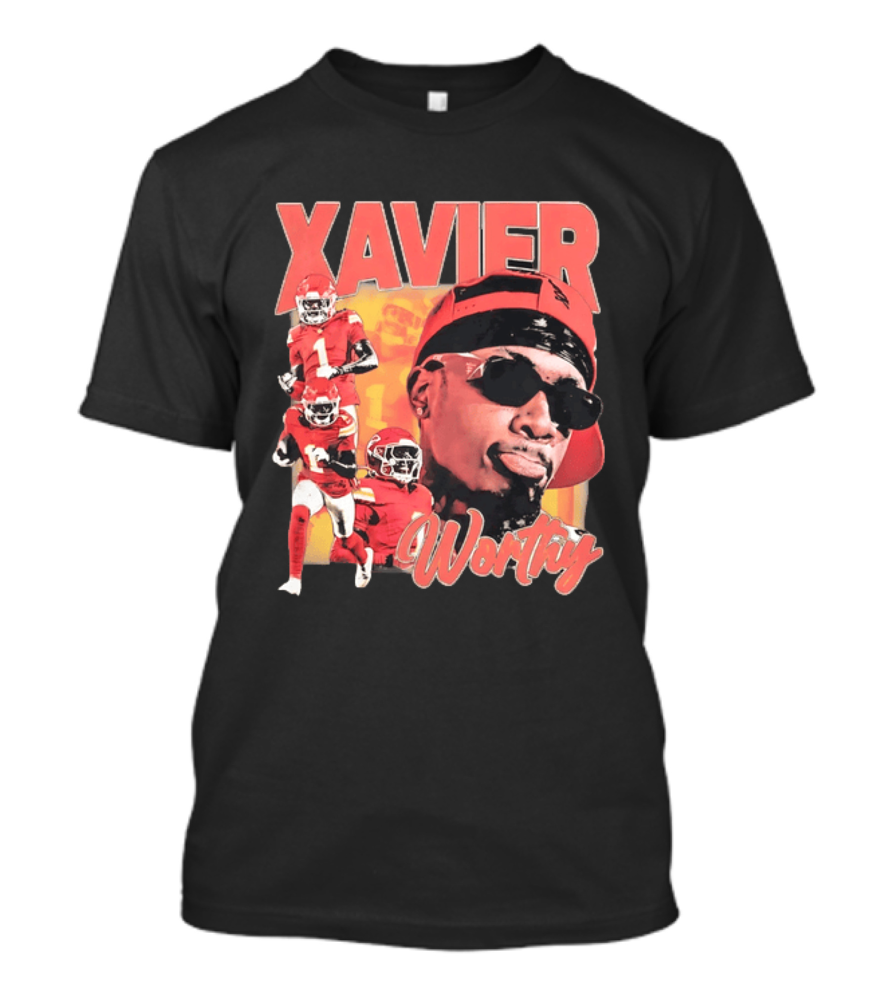 Xavier Worthy Kansas City Chiefs Football Player T-Shirt
