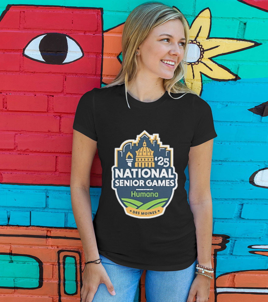 National Senior Games 2025 Presented By Humana Des Moines T-Shirt