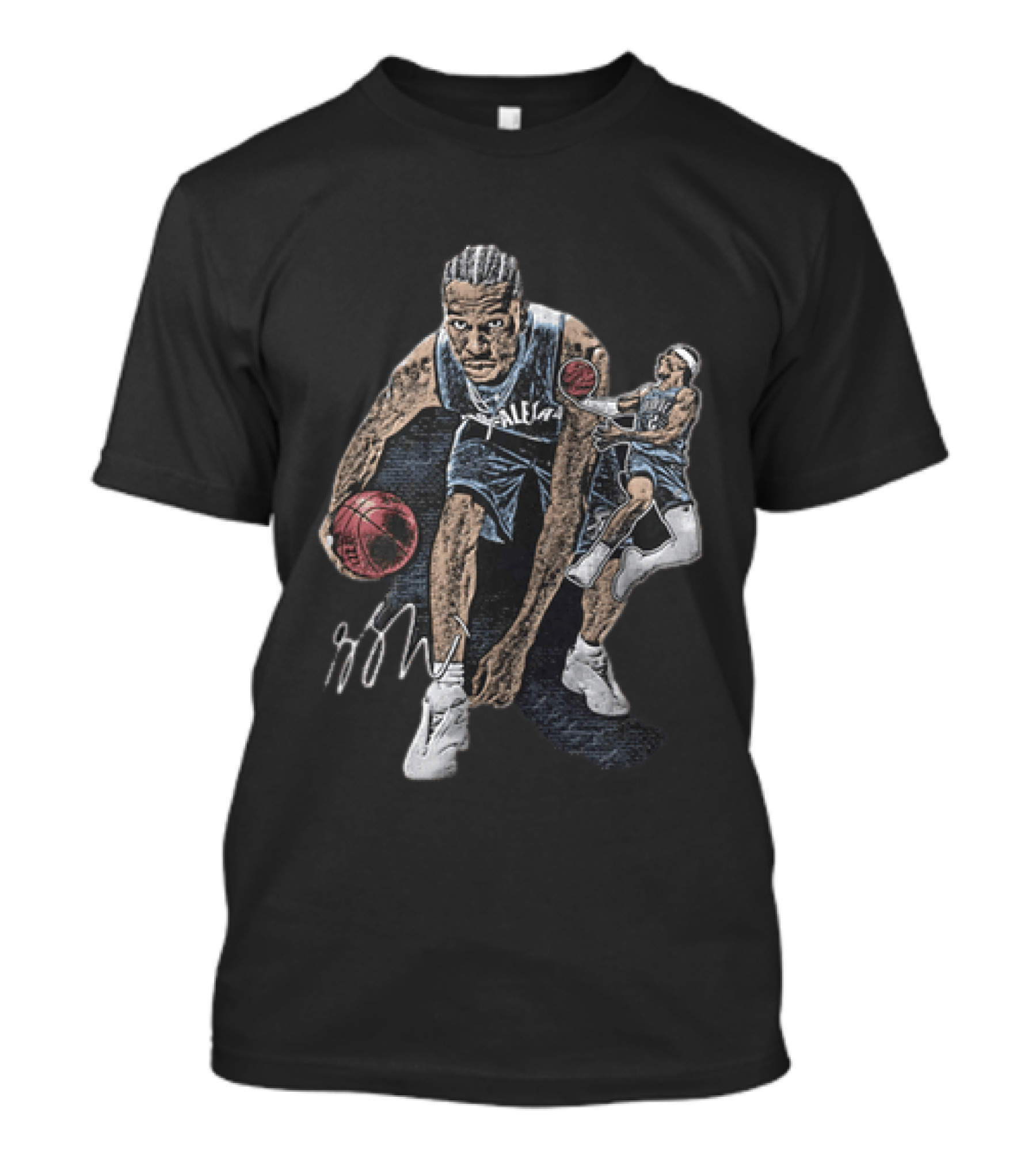 Shai Gilgeous Alexander Basketball Oklahoma City Thunder Signature T-Shirt