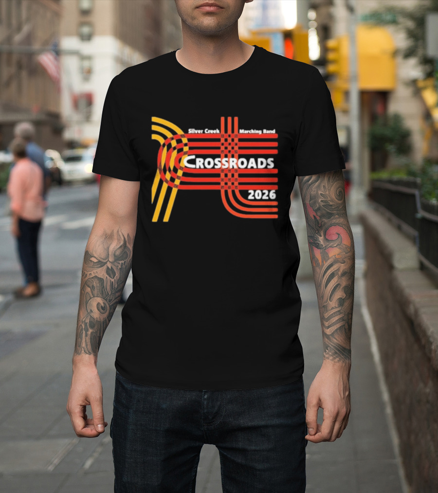 Silver Creek Marching Band Crossroads 2026 Intersection Pathway T-Shirt