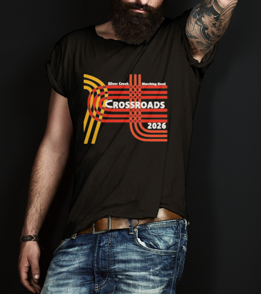 Silver Creek Marching Band Crossroads 2026 Intersection Pathway T-Shirt