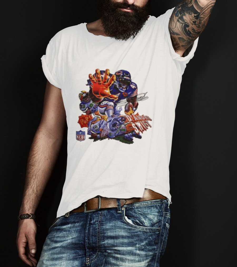 Chicago Bears Pop Art Dandre Swift 4 93 92 NFL T-Shirt