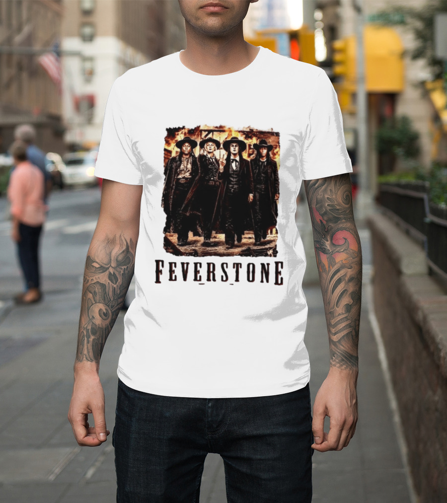Feverstone Western Outlaw Group Cowboy Gunslinger T-Shirt