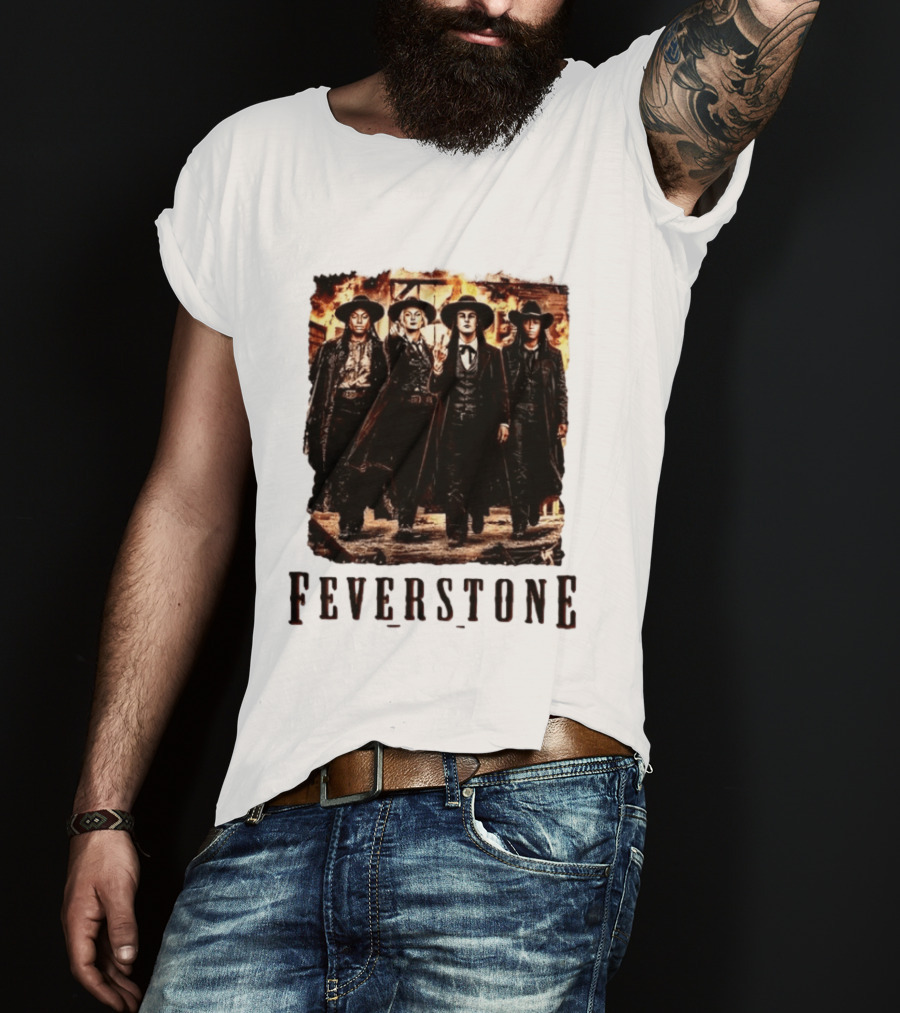 Feverstone Western Outlaw Group Cowboy Gunslinger T-Shirt