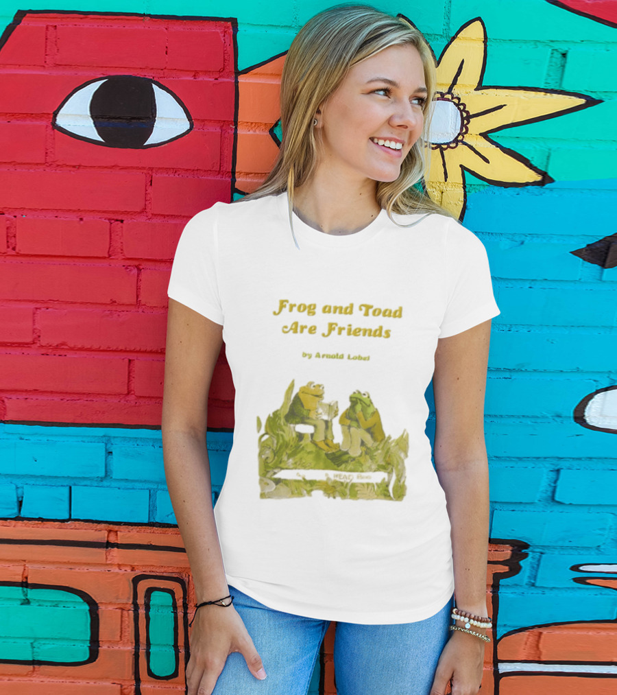 Frog And Toad Are Friends By Arnold Lobel Book Cover T-Shirt