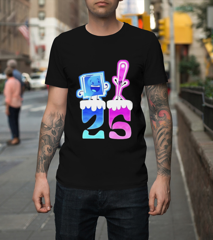 Ice Cube And Needle Battle For Dream Island 25 T-Shirt