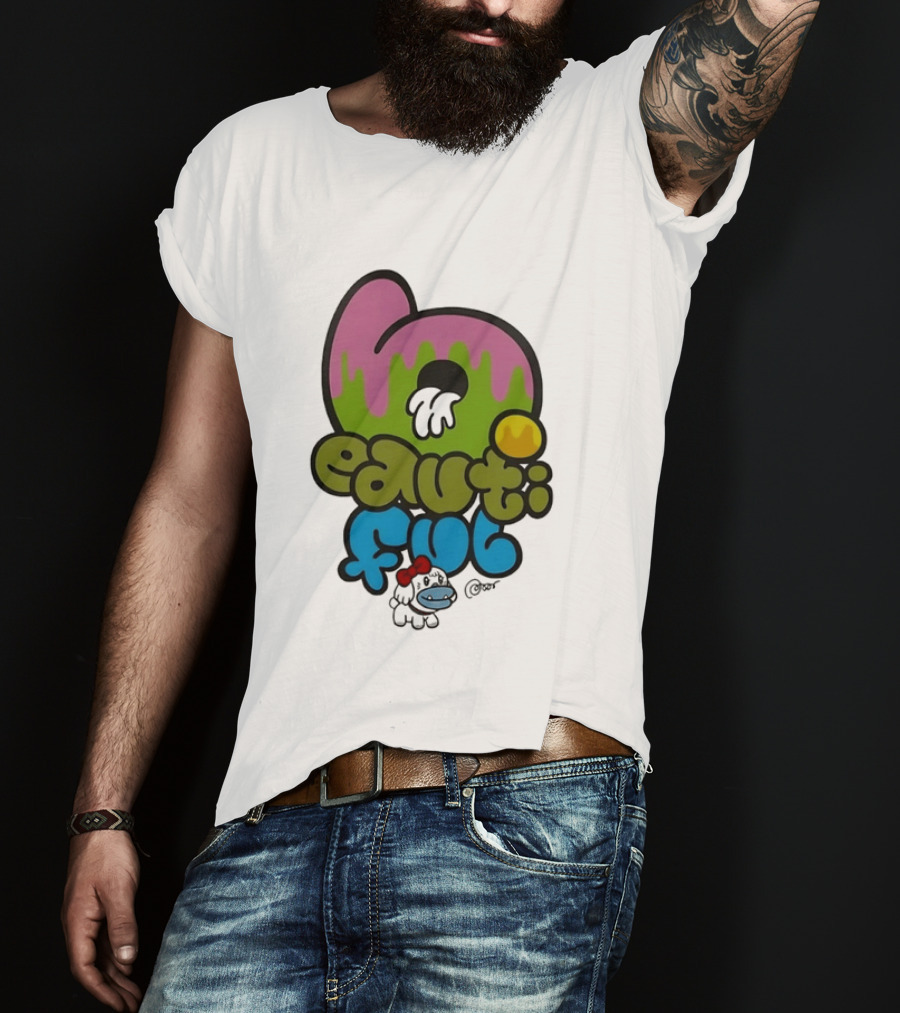 Beautiful Graffiti Melting Popsicle Drip T-Shirt