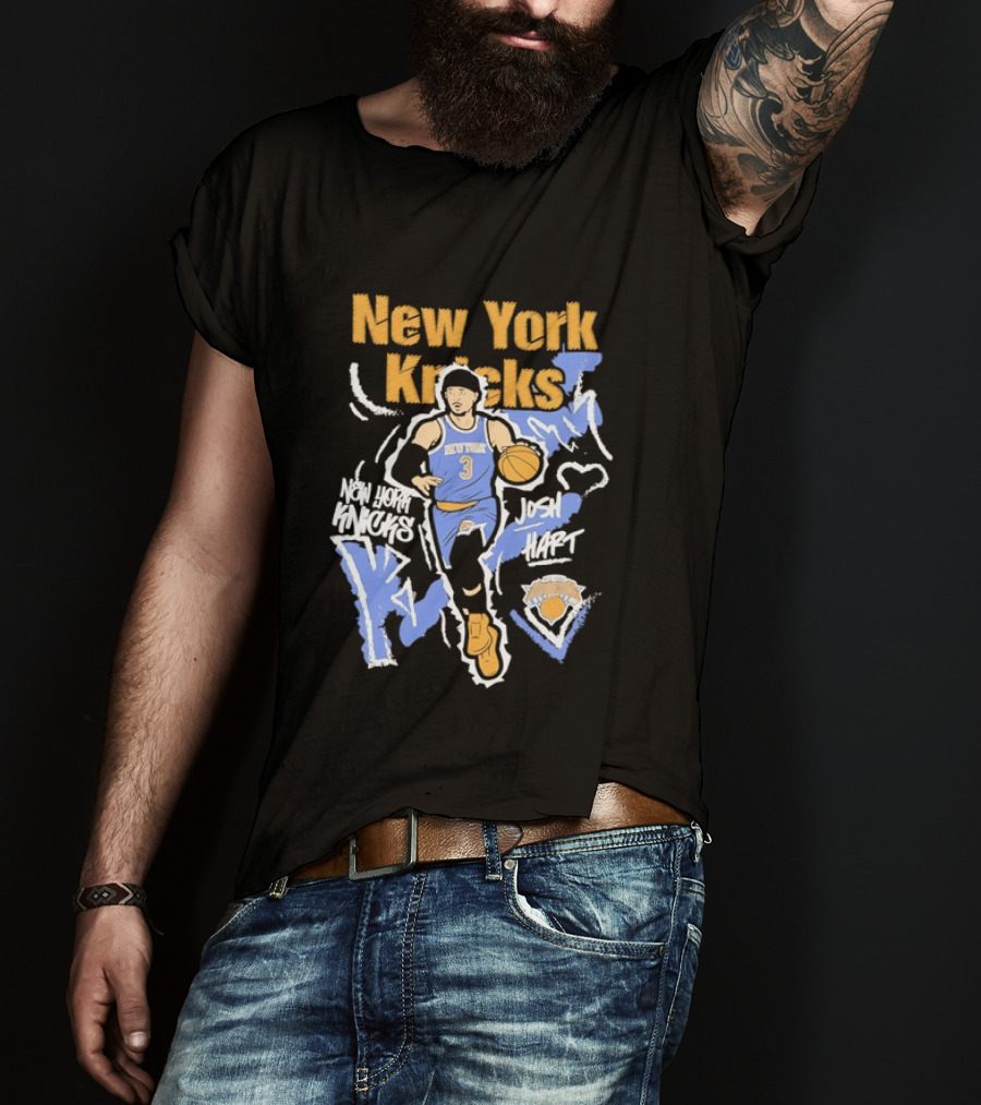 New York Knicks Josh Hart 3 NBA Basketball Player T-Shirt