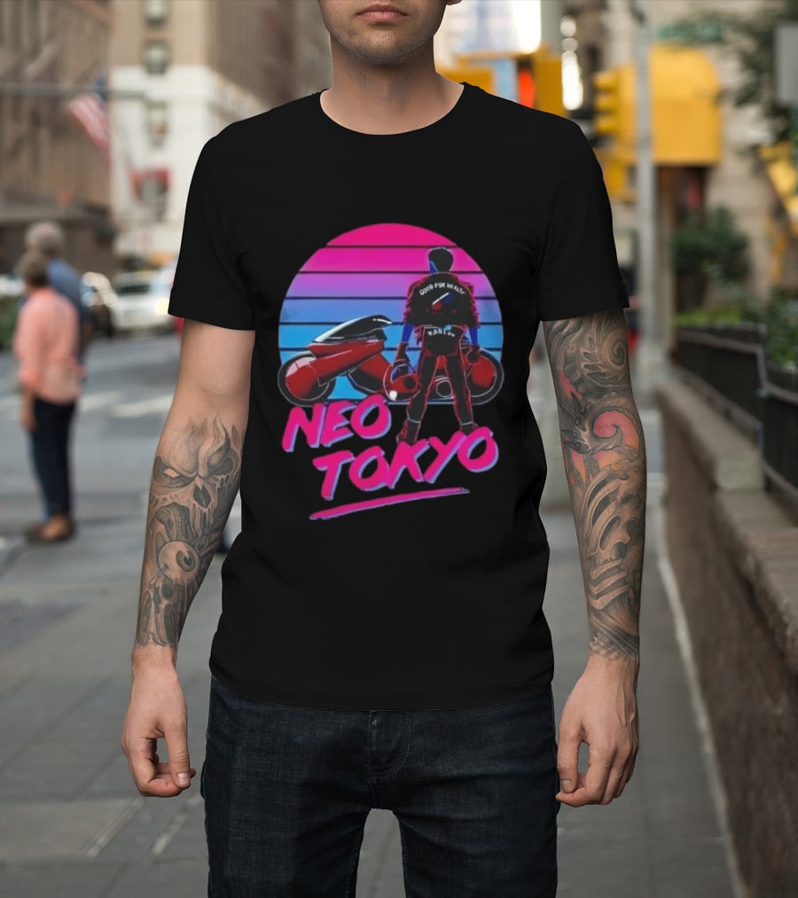 Kaneda Neo Tokyo Good For Health Bad For Education T-Shirt