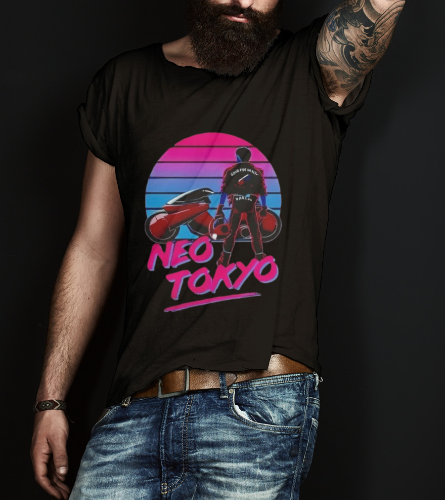Kaneda Neo Tokyo Good For Health Bad For Education T-Shirt