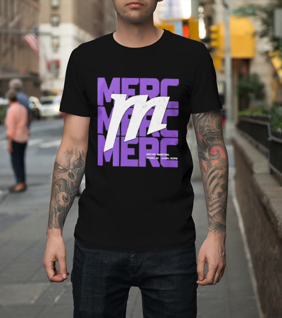 Phoenix Mercury X Factor MERC Basketball Team WNBA Arizona T-Shirt