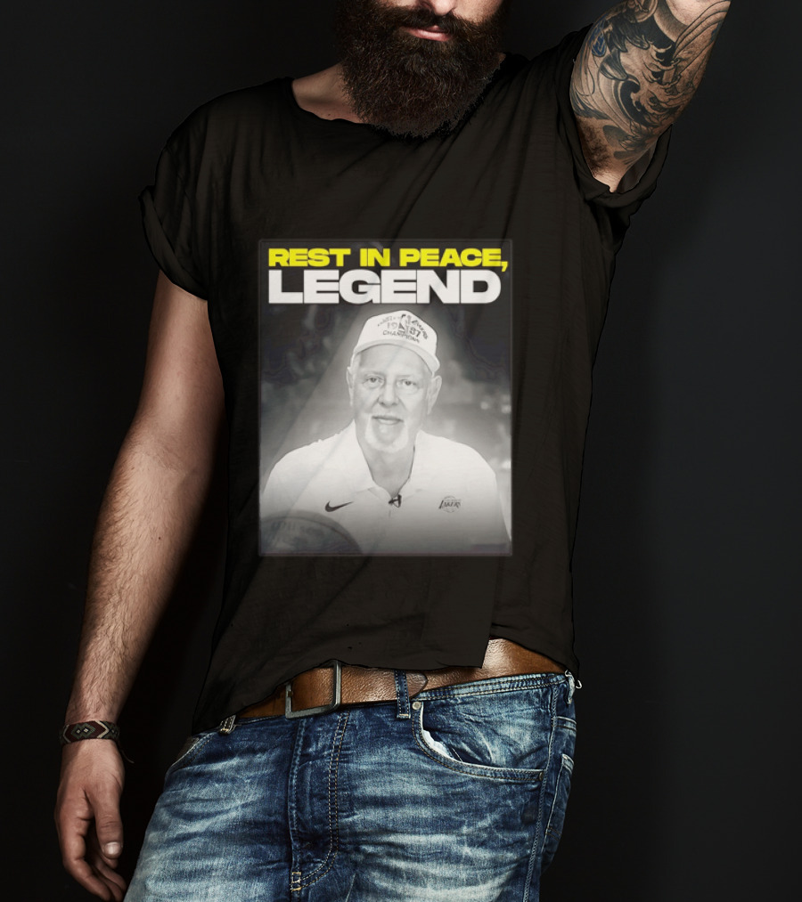 Rest In Peace Legend 1959 Champions Voice Of The Los Angeles Lakers T-Shirt