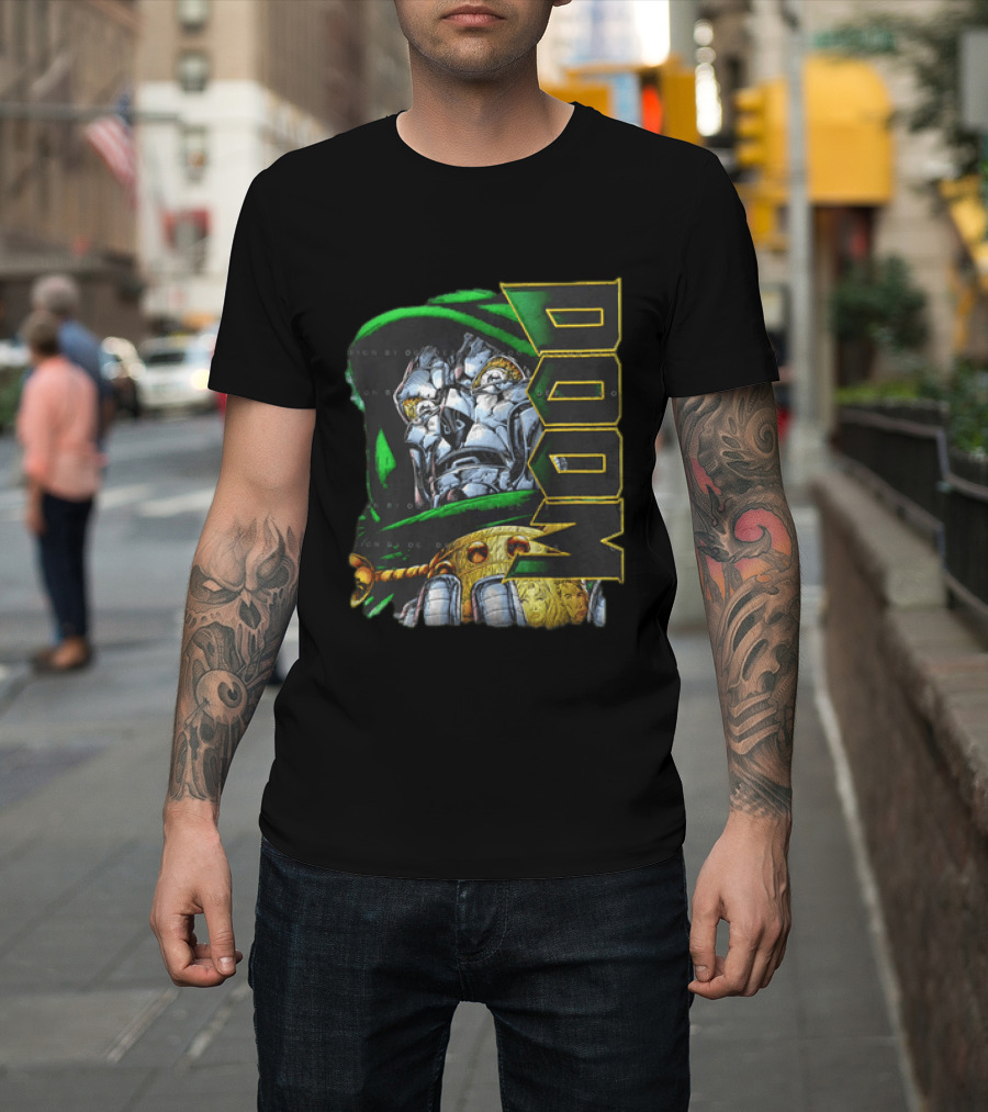 Doctor Doom Marvel Comics DOOM Villain 2 Sided T-Shirt