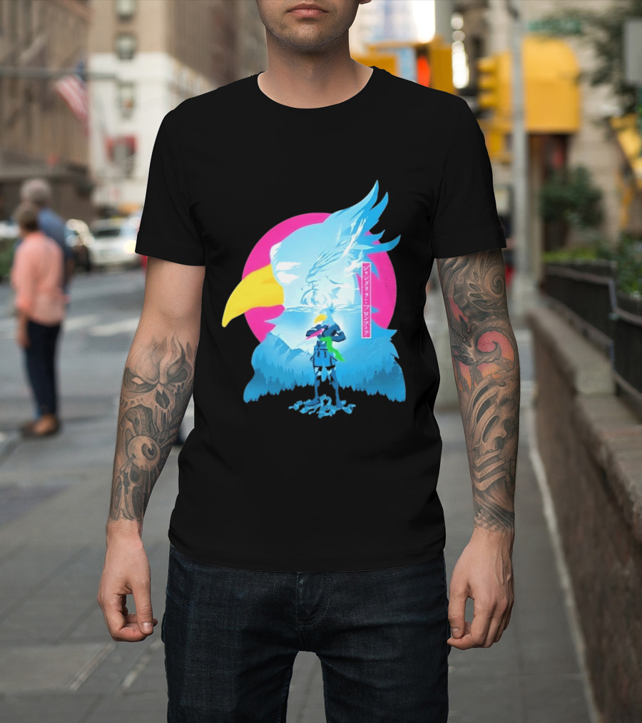 Shangri La Frontier Sunraku Eagle Art Gaming Manga Fantasy T-Shirt
