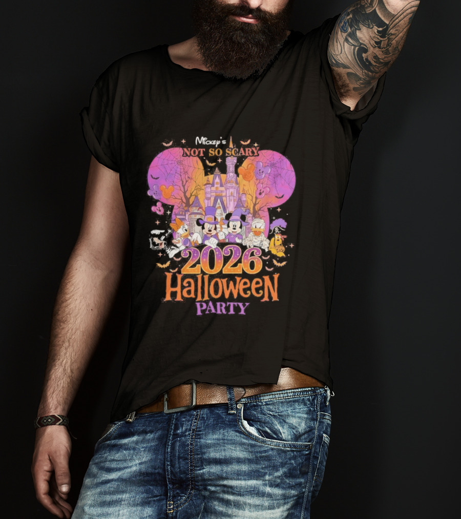 Mickey's Not So Scary 2026 Halloween Party T-Shirt