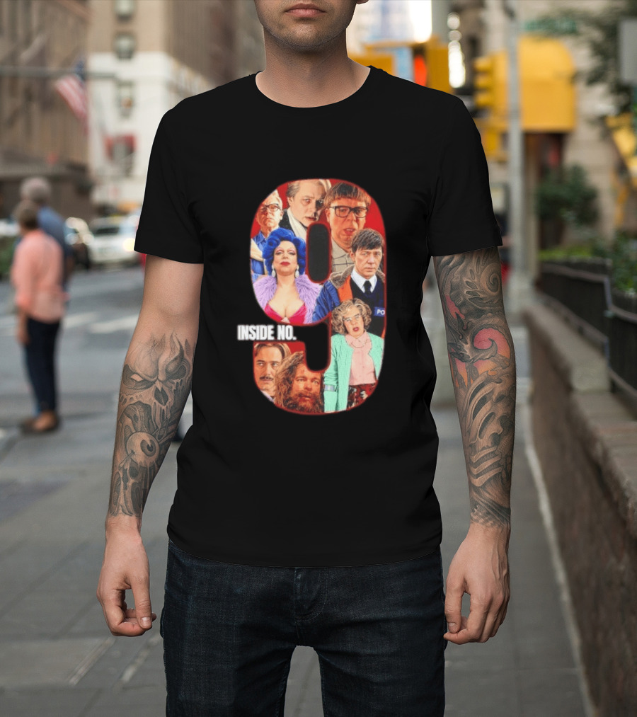 Inside No 9 TV Series Collage Reece Shearsmith Character Compilation T-Shirt
