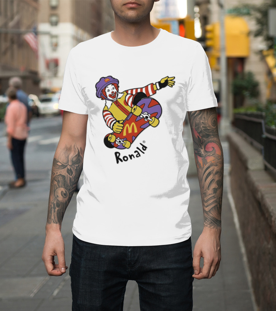 Ronald McDonald Skateboarding McDonald's Fun T-Shirt