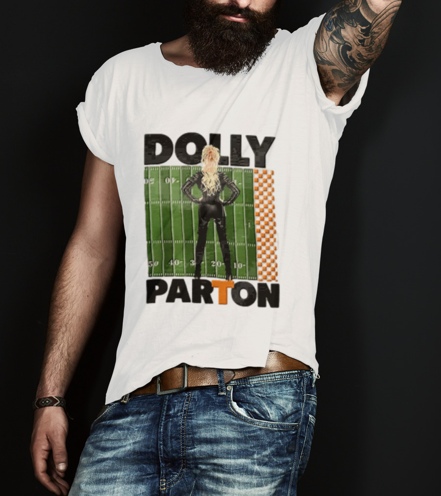 Dolly Parton Tennessee Volunteers Football Field T-Shirt