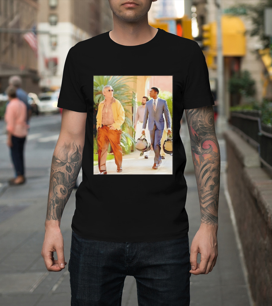 Snowfall TV Series Characters Franklin Saint Teddy McDonald Fashion Outfits T-Shirt