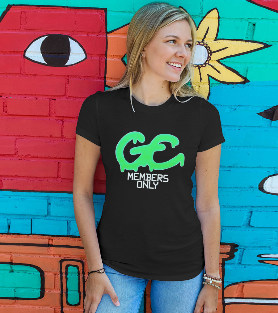GC Members Only Slime Green Dripping T-Shirt