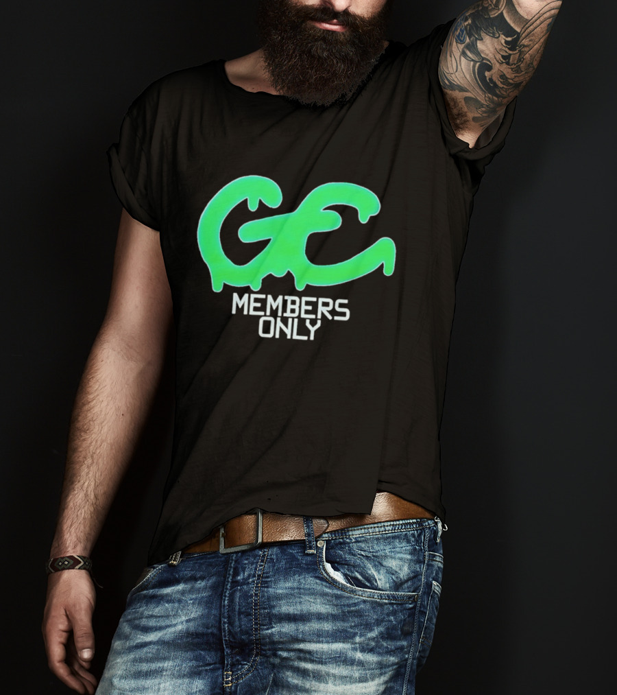 GC Members Only Slime Green Dripping T-Shirt