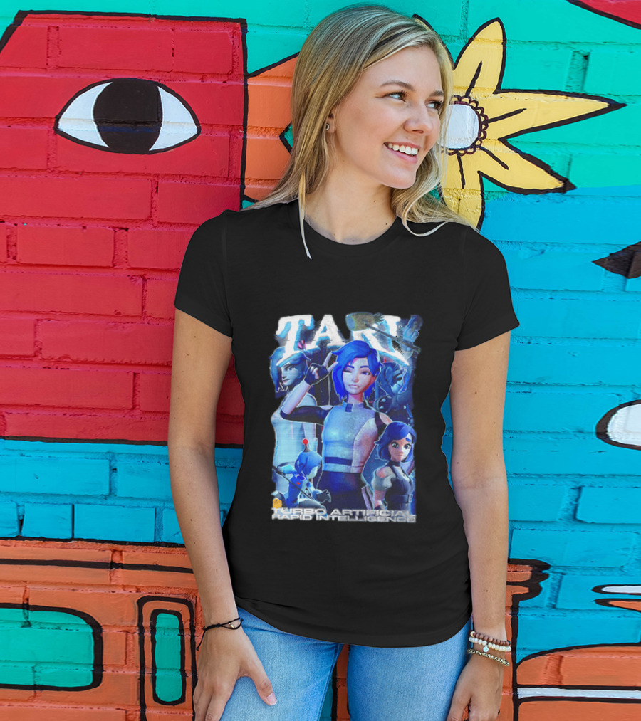 Tari Turbo Artificial Rapid Intelligence Character Montage T-Shirt