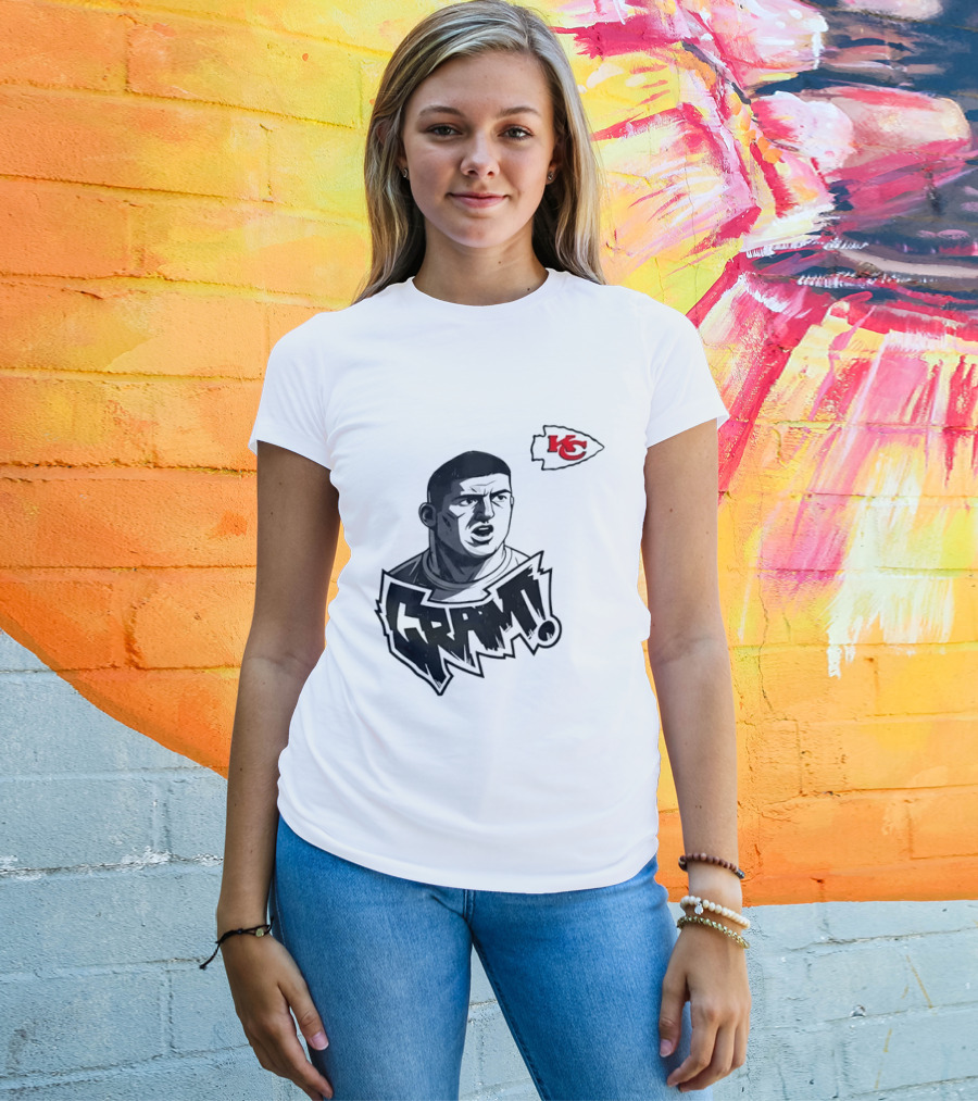 Travis Kelce Kansas City Chiefs GRAM NFL Football Star T-Shirt