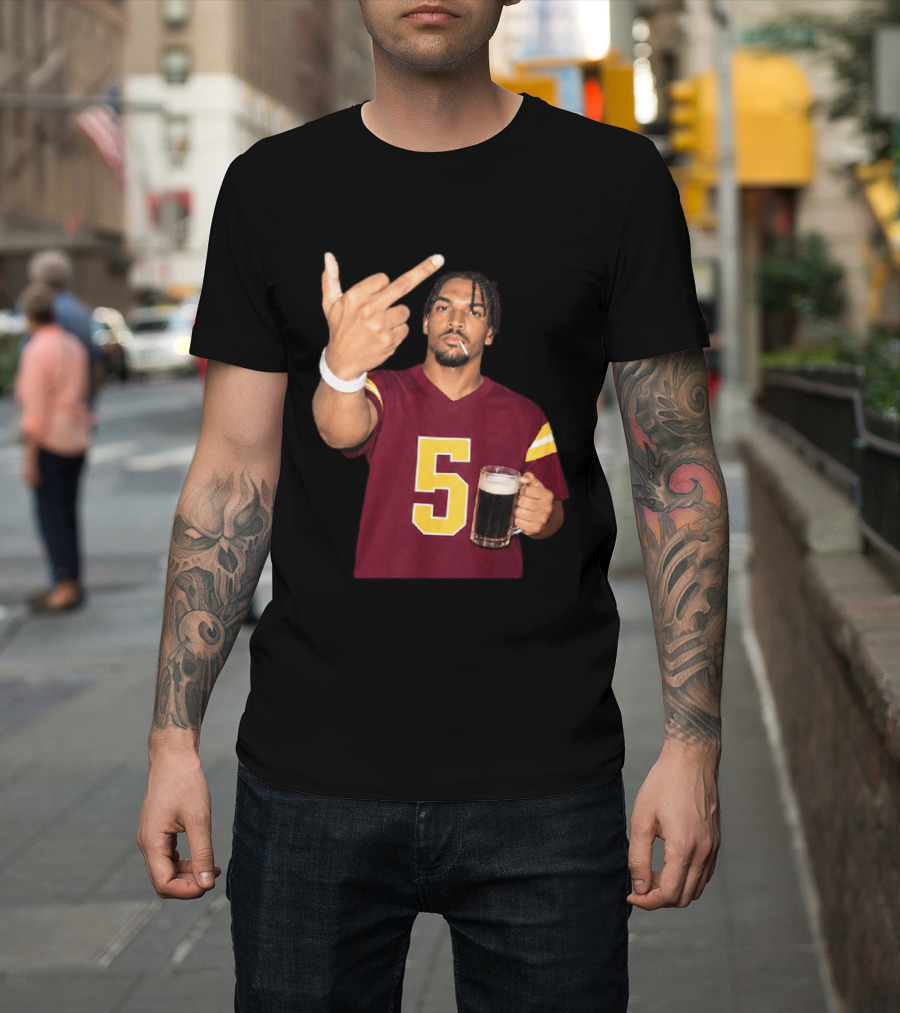 Jayden Daniels Middle Finger T-Shirt