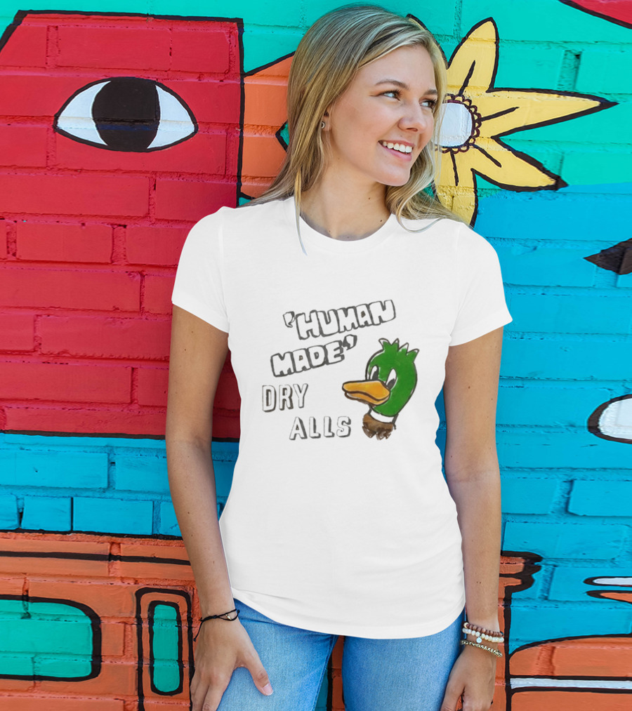 J Hope Human Made Dry Alls Green Mallard Duck T-Shirt