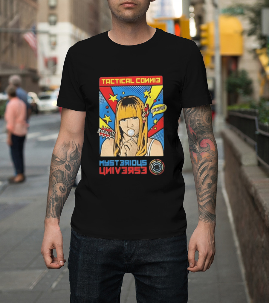 Tactical Connie Mysterious Universe Pop Art Comic T-Shirt