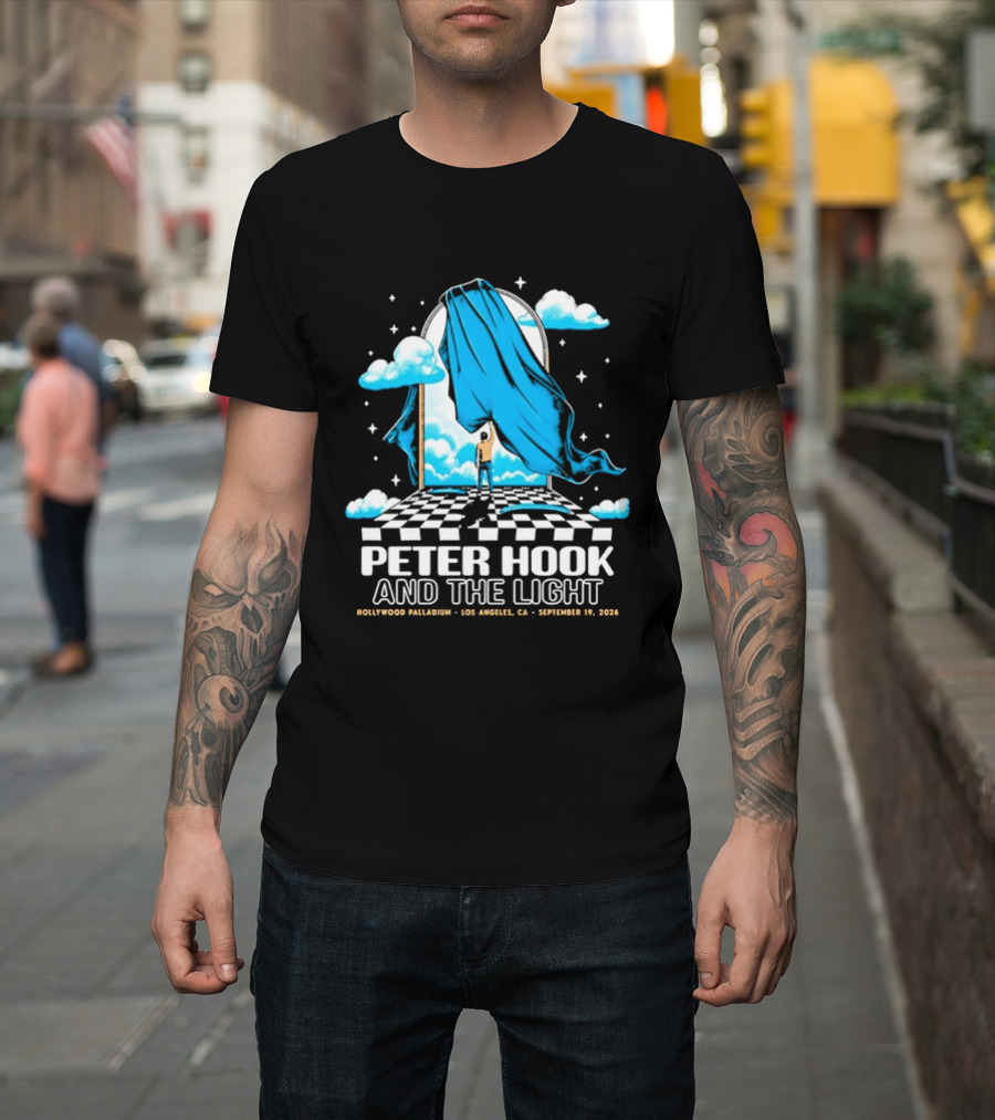 Peter Hook And The Light Live Concert Hollywood Palladium Los Angeles September 19 2026 T-Shirt