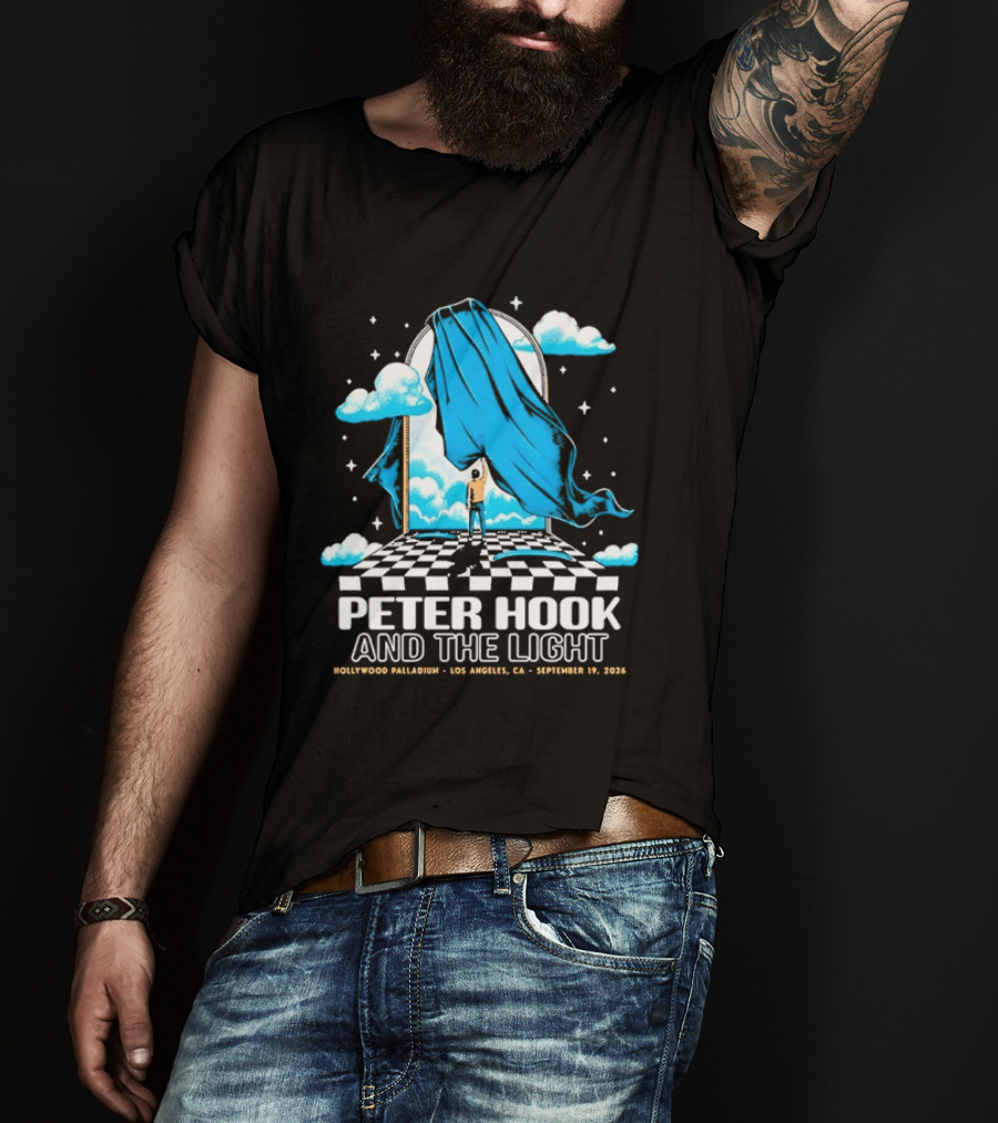 Peter Hook And The Light Live Concert Hollywood Palladium Los Angeles September 19 2026 T-Shirt