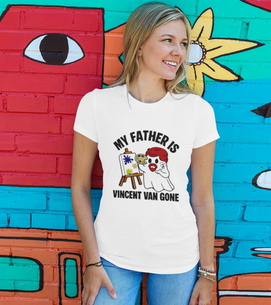 My Father Is Vincent Van Gone Ghost Palette Halloween T-Shirt