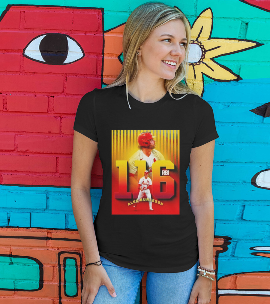 Alec Burleson 116 RBI St Louis Cardinals Baseball Highlights T-Shirt