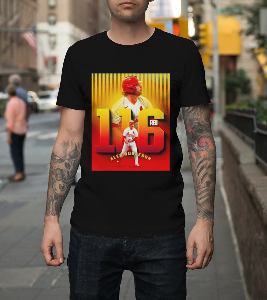 Alec Burleson 116 RBI St Louis Cardinals Baseball Highlights T-Shirt